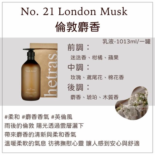 【HETRAS】飯店療癒 身體乳 1013ml 一罐(乳液 身體乳 保濕 不乾澀)