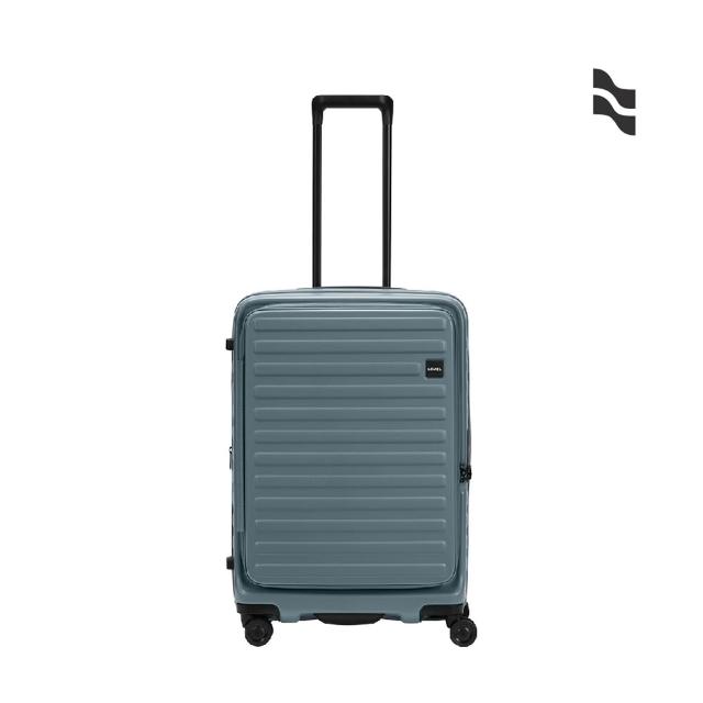 【LOJEL】假日照常配送 CUBO 21吋 前開式擴充拉鍊拉桿箱(行李箱 旅行箱 登機箱)