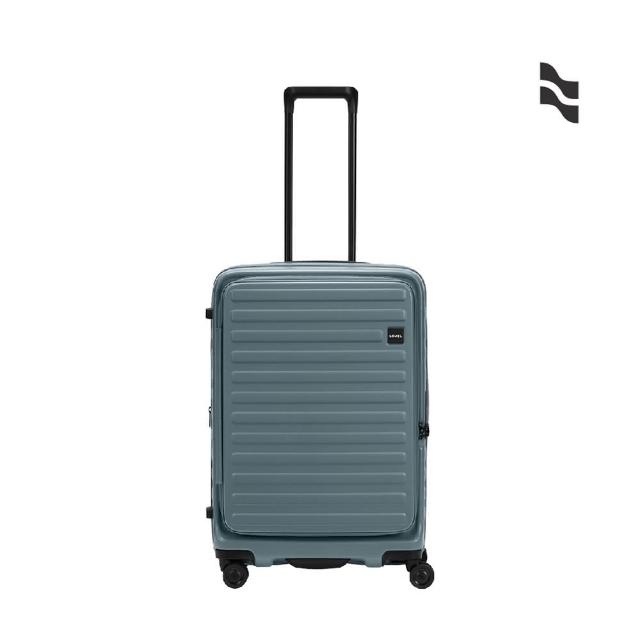 【LOJEL】假日照常配送 CUBO 26吋 前開式擴充拉鍊拉桿箱(行李箱 旅行箱)