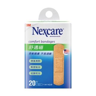【3M Nexcare】舒適繃X6盒 1.9x7.5cm C520(20片/盒-延展性佳/透氣)