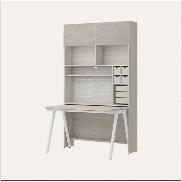 【iloom 怡倫家居】ROY 1200型6層收納書桌組(書桌 桌子 電腦桌 工作桌 兒童書桌 學習書桌 學生書桌 辦公桌)