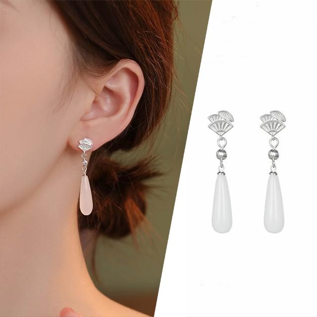 【Gulicc 古莉可】耳環 古典中式 優雅中國風(7夕情人節 生日 飾品 耳釘 耳飾 耳墜 禮物)