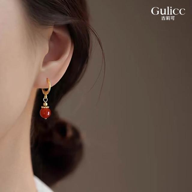 【Gulicc 古莉可】耳環 古典中式 優雅中國風(7夕情人節 生日 飾品 耳釘 耳飾 耳墜 禮物)