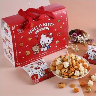 【翠菓子】HELLO KITTY 綜合米菓-限定禮盒3盒組 (共42入；14入/盒)