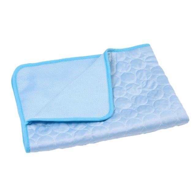 【JINGZAN】寵物涼墊M 62*50 寵物睡墊 狗墊 涼感 貓墊 降溫 寵物用品 冰絲墊 涼感寵物床墊 寵物床