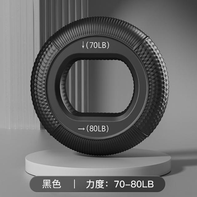 【灰熊厲害】雙力度握力器 矽膠握力圈20-80磅(握力訓練器 手指復健 握力環 握力球)