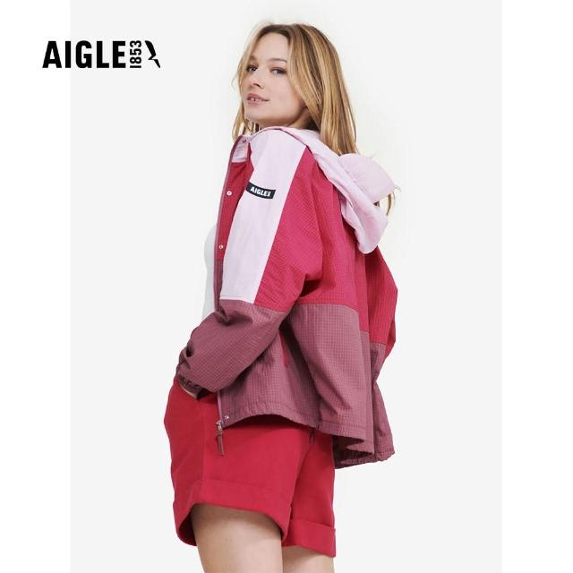 【AIGLE】女 防潑休閒外套 AG-FAX96 2色(女外套 防潑水外套 休閒外套)