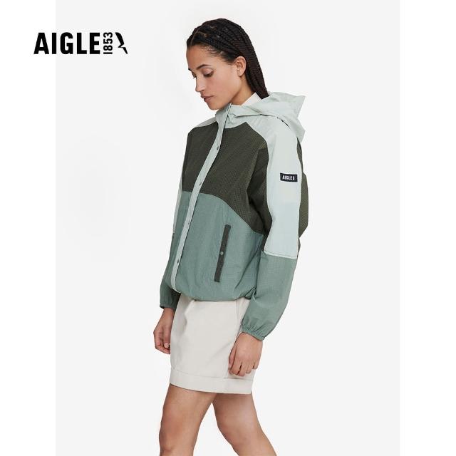 【AIGLE】女 防潑休閒外套 AG-FAX96 2色(女外套 防潑水外套 休閒外套)