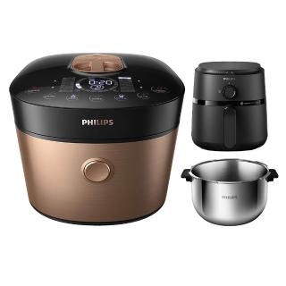 13575023 OL 【Philips 飛利浦】雙重脈衝智慧萬用鍋/壓力鍋 HD2195(金小萬)