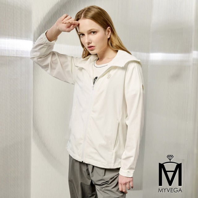 【MYVEGA 麥雪爾】MA速乾機能連帽外套-男女款任選(日系/防曬外套/罩衫/連帽/充氣頸枕/呼呼衣)