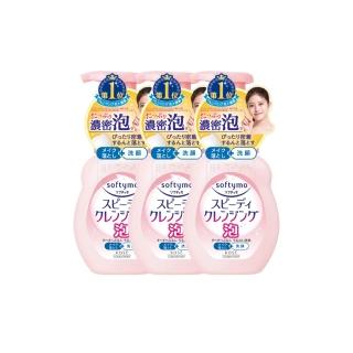 【KOSE SOFTYMO 絲芙蒂】泡沫瞬淨卸粧洗顏慕絲200ml 3入(卸妝慕斯/洗卸合一/臉部清潔)