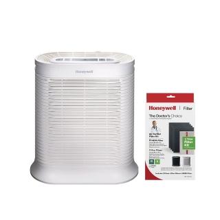 【美國Honeywell★一年份濾網組】抗敏空氣清淨機HPA-100APTW(適用4-8坪★除臭 除菌 去味 抗過敏)