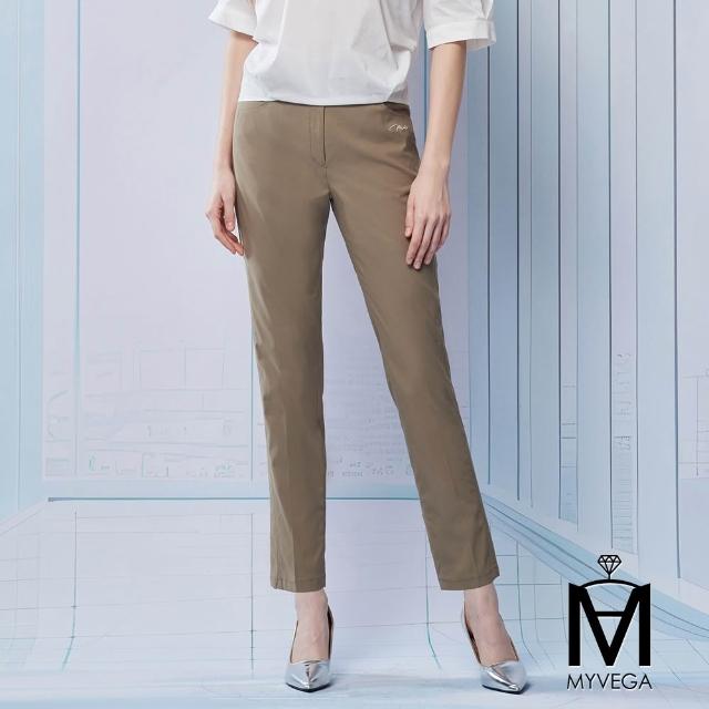 【MYVEGA 麥雪爾】MA第八代黃金剪裁涼感褲-共11色(日系/女長褲/彈力/速乾/涼感褲)