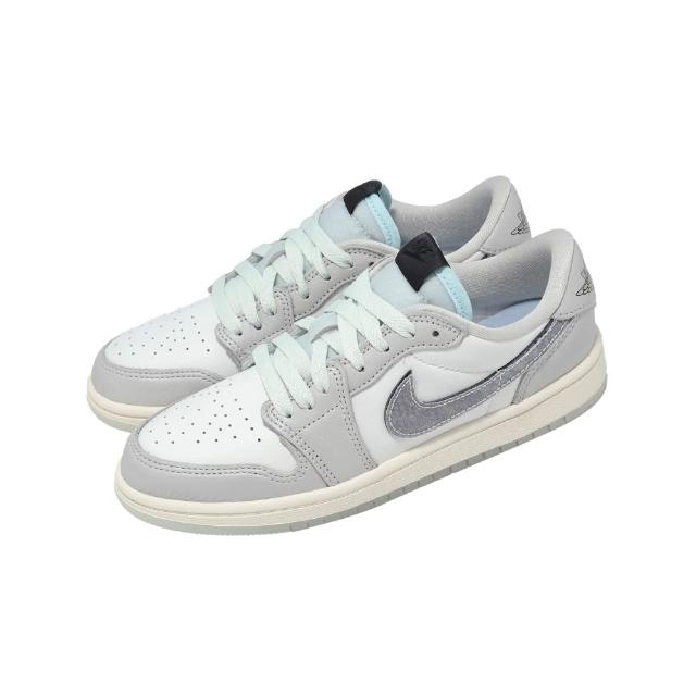 【NIKE 耐吉】童鞋 Air Jordan 1 Low OG PS 中童 CNY 新年 蛇年 休閒鞋 AJ1 灰(HF3205-100)
