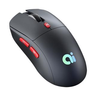 AI-MA6 多功能AI滑鼠(支援語音打字/AI繪畫創作/智能截圖識別/一鍵PTT/無線2.4G/藍芽5.1)