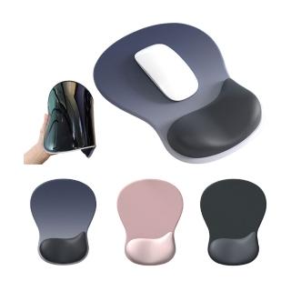 【kingkong】人體工學凹陷護腕滑鼠墊 加厚防滑(手腕托/護手墊/軟墊)