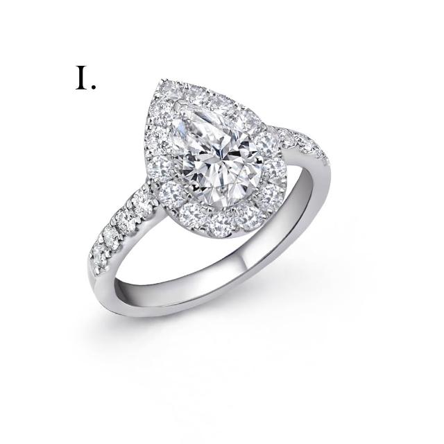 【IS DIAMOND】買一送一 IGI 1.6克拉 D VS1 鉑金台鑽石戒指/項墜-任選(培育鑽石) 送天然珍珠耳環