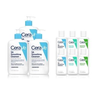 【CeraVe 適樂膚】家庭囤貨組★水楊酸煥膚淨嫩潔膚露 473ml*3 年度限定組_A(改善乾燥粗糙顆粒)