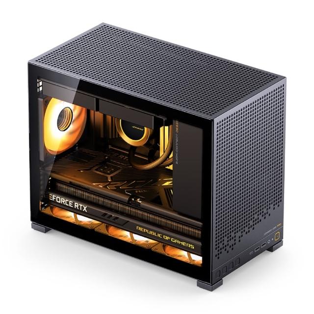 【JONSBO 喬思伯】D32 PRO 桌面精品級 mATX 機殼 黑/白(玻璃側板/快拆顯卡/背插/240水冷/長顯卡/理線擋板)