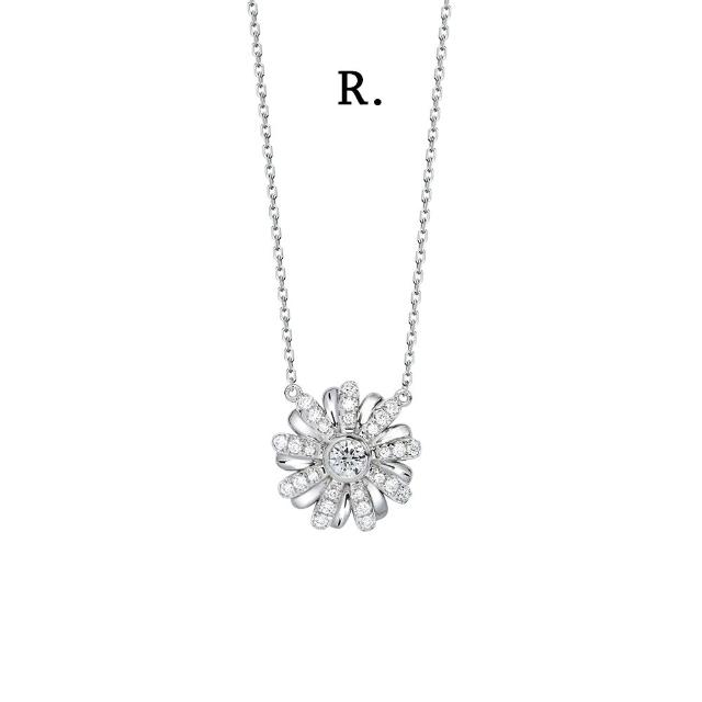 【IS DIAMOND】買一送一 50分 極美D色 滿鑽鑽石項鍊/手鍊/耳環 任選 小雛菊 愛心 蝴蝶(培育鑽石)