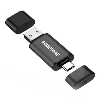 【Gigastone 立達國際】256GB USB-A Type-C雙介面隨身碟 UAC-4400GY (iPhone15以上適用/Android/筆電)