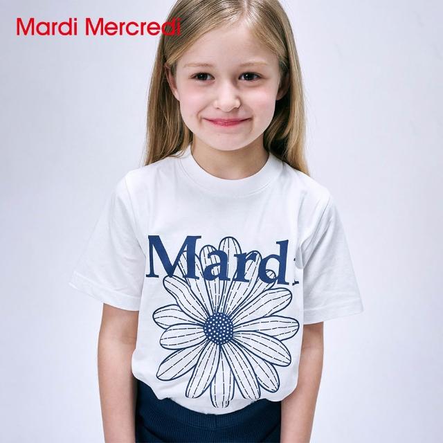 【MARDI MERCREDI】童裝 印花短TEE 白色 經典臘腸狗 小雛菊 KIDS TSHIRT DDANJI