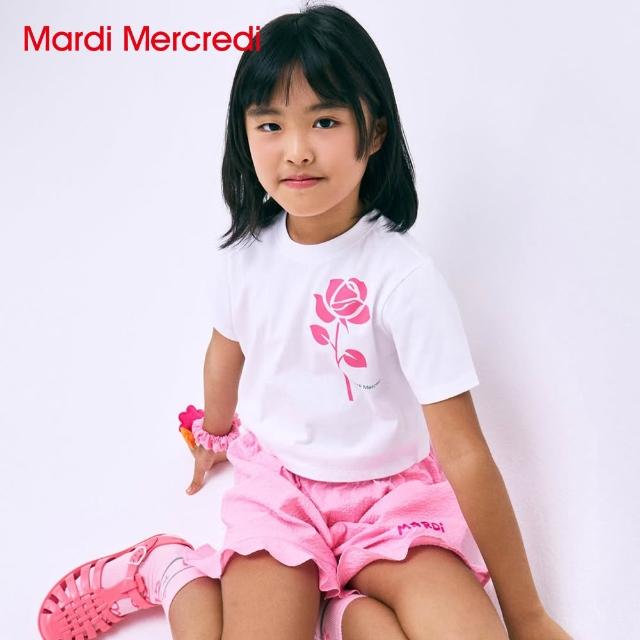 【MARDI MERCREDI】童裝 印花短TEE 白色 經典臘腸狗 小雛菊 KIDS TSHIRT DDANJI