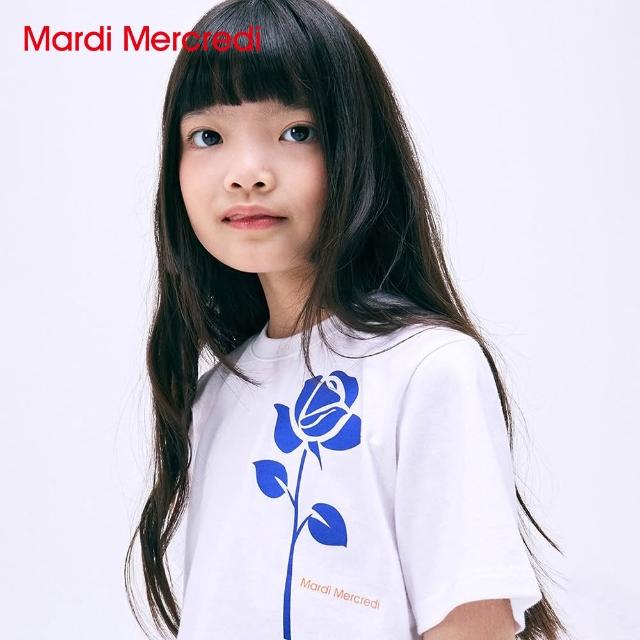 【MARDI MERCREDI】童裝 印花短TEE 白色 經典臘腸狗 小雛菊 KIDS TSHIRT DDANJI