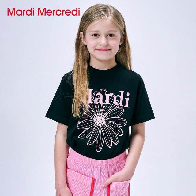 【MARDI MERCREDI】童裝 印花短TEE 白色 經典臘腸狗 小雛菊 KIDS TSHIRT DDANJI