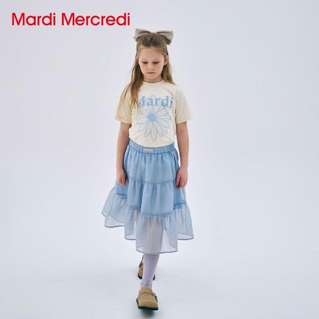 【MARDI MERCREDI】童裝 印花短TEE 白色 經典臘腸狗 小雛菊 KIDS TSHIRT DDANJI