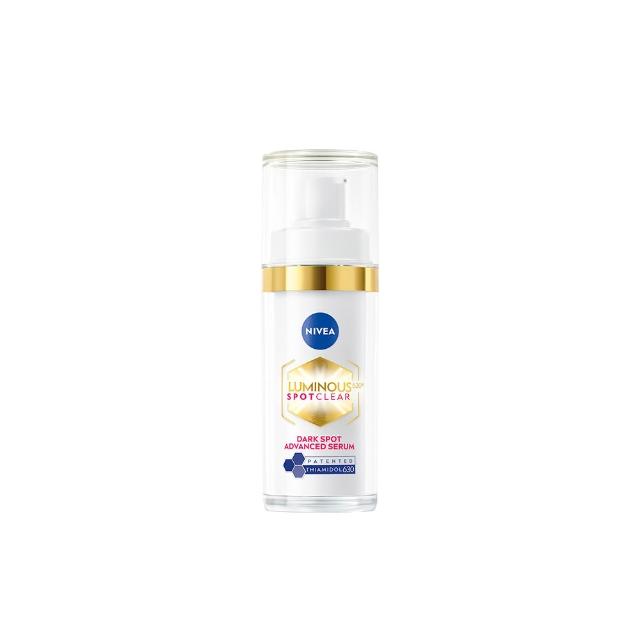 【NIVEA 妮維雅】630淡斑煥白精華30ml(提安明多630/抗老/抗痘/專利美白成分)