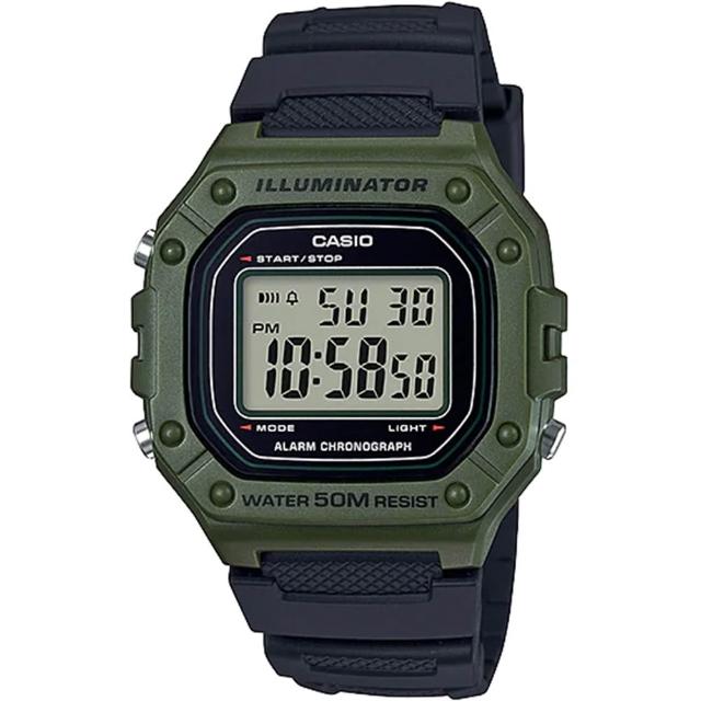 【CASIO 卡西歐】G-SHOCK 運動風格多功能電子錶-23款可選  父親節 送禮(W-219H/W-218H/W-217H系列)
