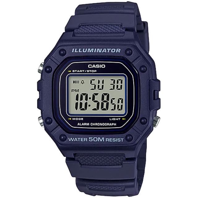 【CASIO 卡西歐】G-SHOCK 運動風格多功能電子錶-23款可選  父親節 送禮(W-219H/W-218H/W-217H系列)