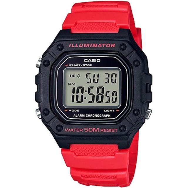 【CASIO 卡西歐】G-SHOCK 運動風格多功能電子錶-23款可選  父親節 送禮(W-219H/W-218H/W-217H系列)