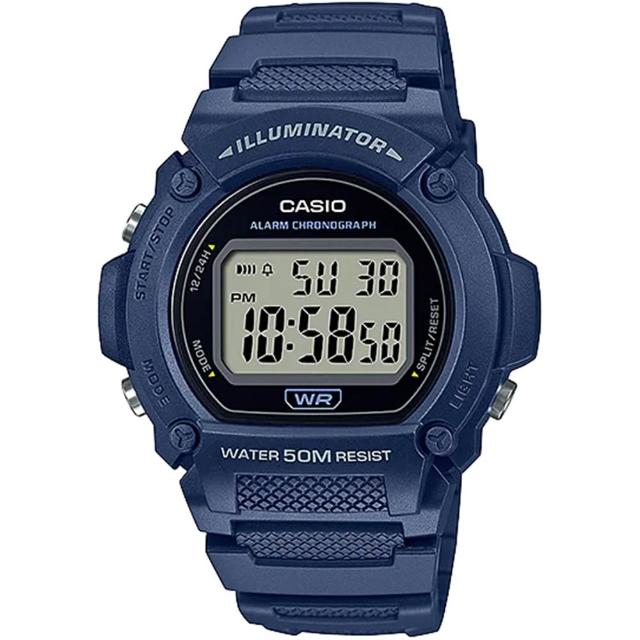 【CASIO 卡西歐】G-SHOCK 運動風格多功能電子錶-23款可選  父親節 送禮(W-219H/W-218H/W-217H系列)