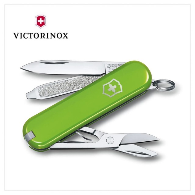 【VICTORINOX 瑞士維氏】Classic SD 瑞士刀/7用/58mm(0.6223.G)