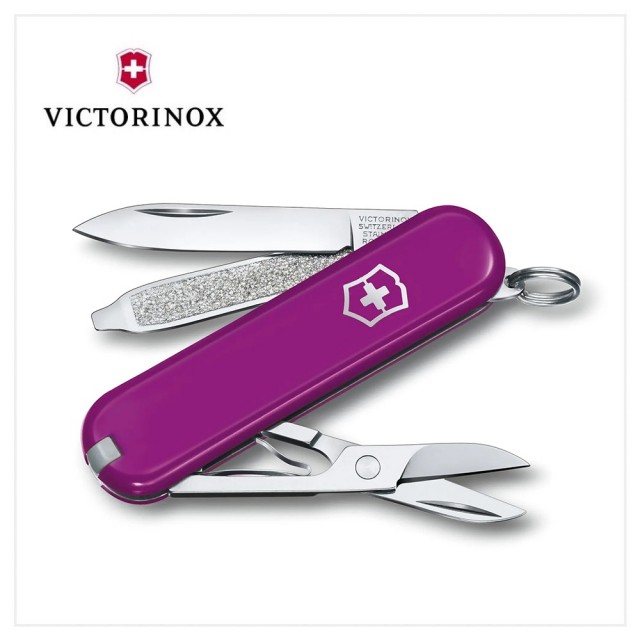 【VICTORINOX 瑞士維氏】Classic SD 瑞士刀/7用/58mm(0.6223.G)