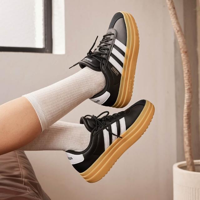 【adidas 愛迪達】VL COURT BOLD 復古休閒鞋 運動鞋 厚底 增高 女鞋 多款任選(IH0366/JQ5628)