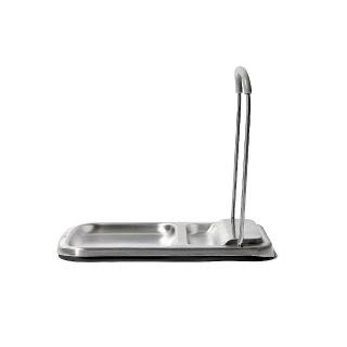 【OXO】直立式鍋蓋餐具架(維持檯面整潔 鑄鐵鍋蓋也適用 可折疊收納)