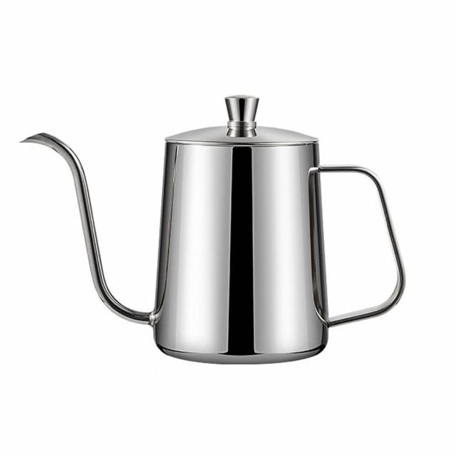 【渥思】304不鏽鋼咖啡手沖壺-600ml(咖啡壺.細口壺)