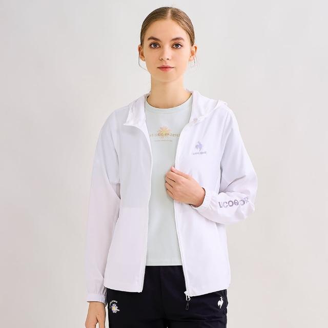 【LE COQ SPORTIF 公雞】抗UV/防潑水防風外套 男女-4色-LWV61663_LWV62663