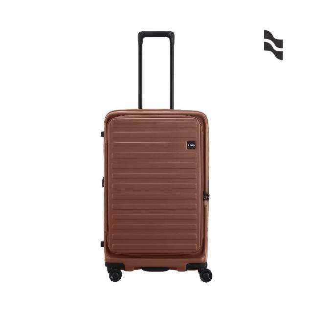 【LOJEL】CUBO FIT 28吋 前開式擴充拉鍊拉桿箱(行李箱 旅行箱 胖胖箱)