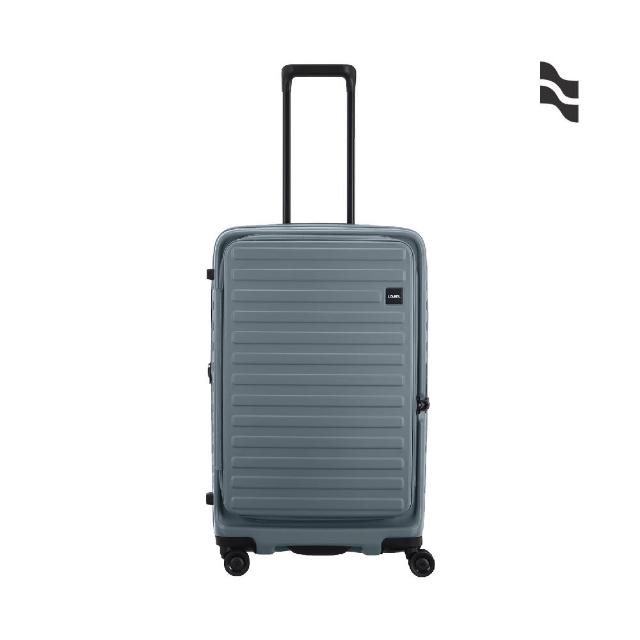 【LOJEL】CUBO FIT 28吋 前開式擴充拉鍊拉桿箱(行李箱 旅行箱 胖胖箱)