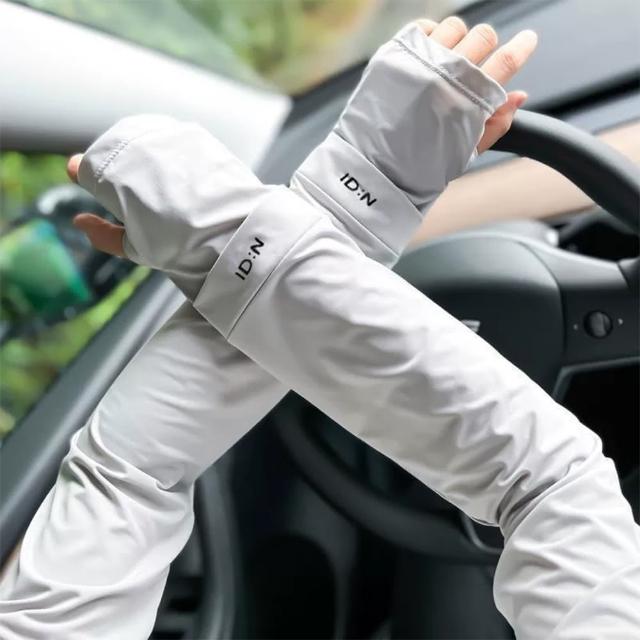 【SUNY】夏季冰絲防曬袖套 涼感抗uv防曬袖套 防曬手套 冰袖 登山袖套 運動護臂(戶外運動/開車/登山/騎行)