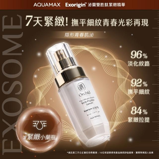 【AQUAMAX 奧科美氏】PDRN奢養修護蘭萃雙星組(精華+霜)-修護、抗老、舒緩、淡紋、植泌體、乳霜