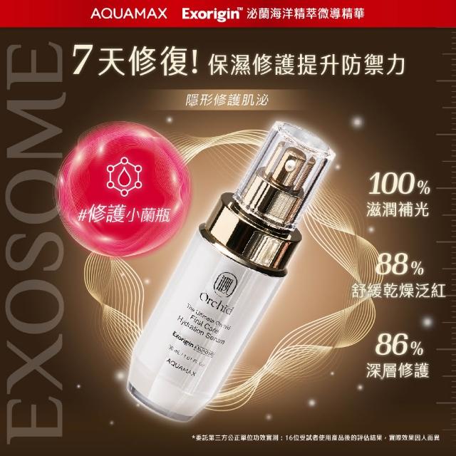 【AQUAMAX 奧科美氏】PDRN奢養修護蘭萃雙星組(精華+霜)-修護、抗老、舒緩、淡紋、植泌體、乳霜