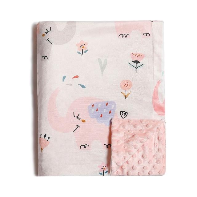 【Kori Deer 可莉鹿】嬰兒童安撫魔豆毯110x75cm(安撫毯/幼稚園午睡被/豆豆毯/小被被/四季毯/寶寶蓋被)
