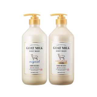 【ShowerMate】山羊奶沐浴乳（800ml）3入組(經典原味/麥蘆卡蜂蜜/台灣總代理)