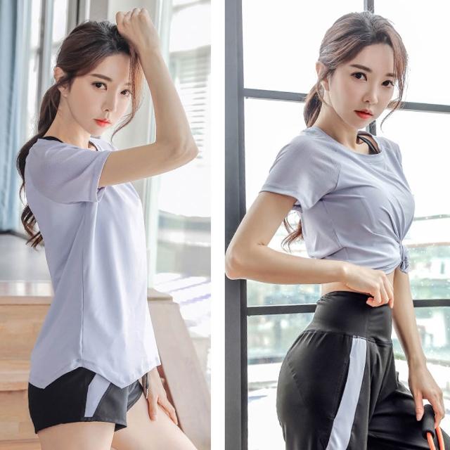 【BODYAIR】韓妞性感透氣寬版上衣(瑜珈.慢跑.運動.健身.透氣.舞蹈.運動服)