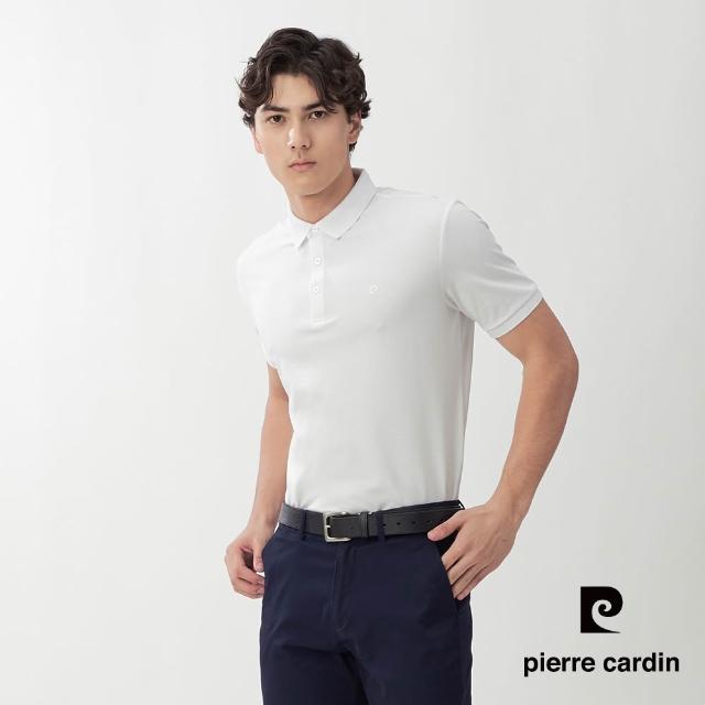 【pierre cardin 皮爾卡登】網路獨家 男款 素色百搭涼感/網眼透氣彈性短袖POLO衫(多色任選)